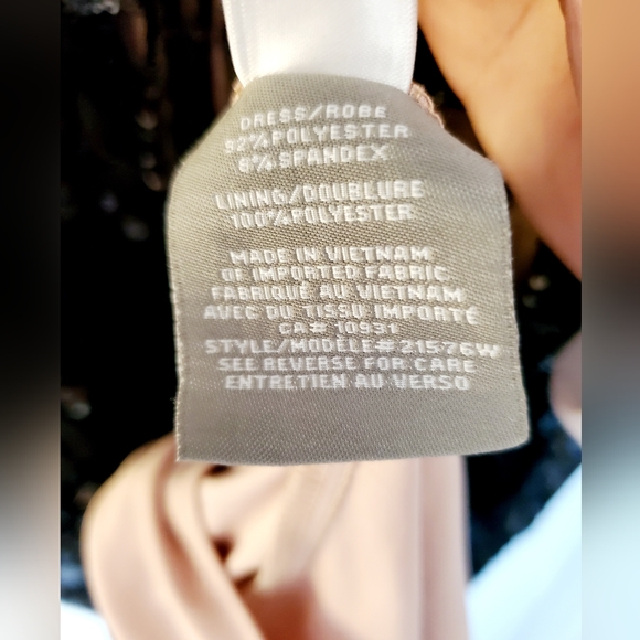 LAURA Black Sequins Gown - Size 14W - Picture 9 of 13